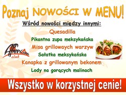 Poznaj NOWOCI W MENU!