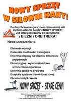 NOWY SPRZT W SIOWNI KANY!