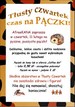 Tusty czwartek w AfreKANIE!